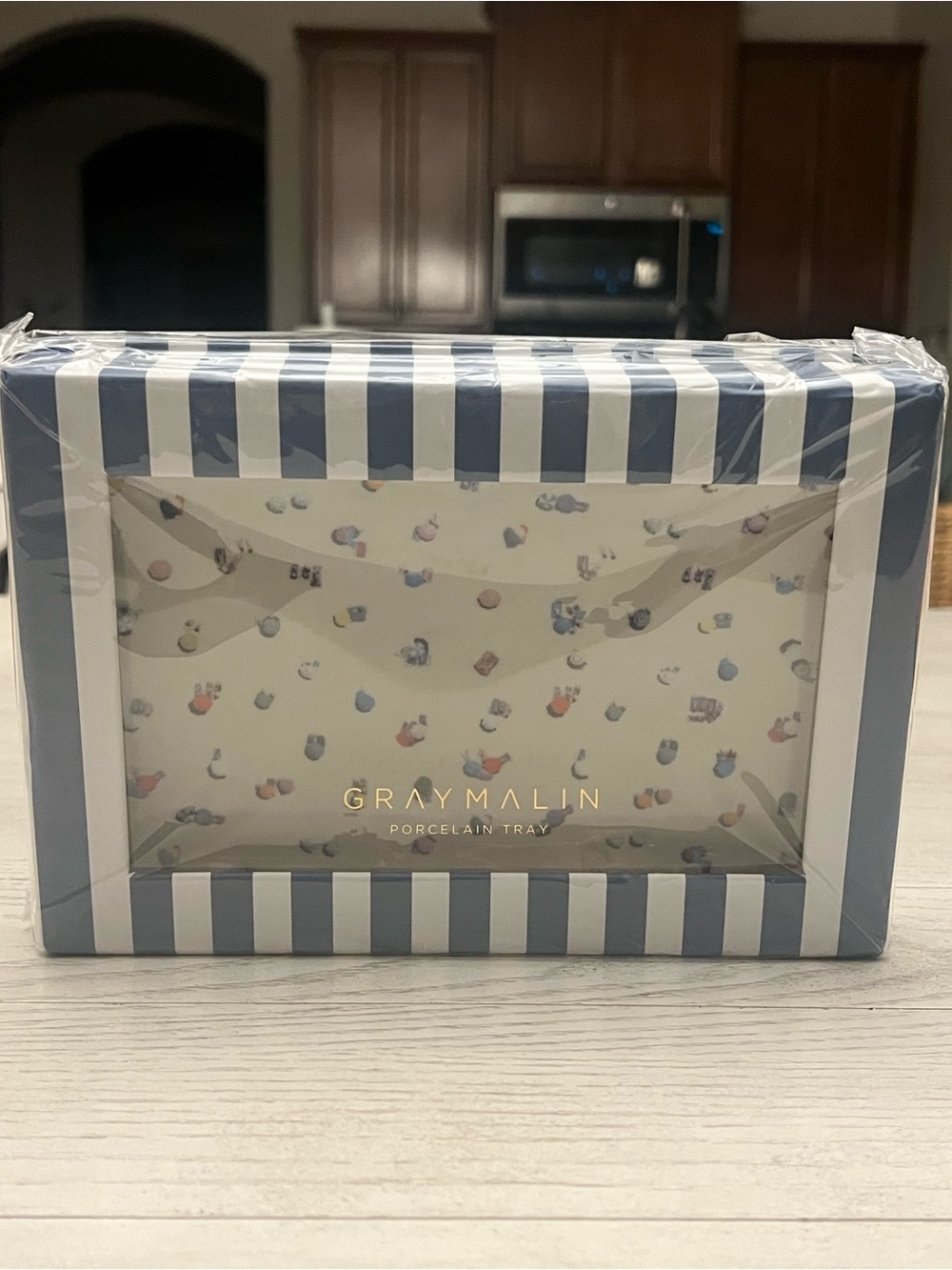 Gray Malin Accents “The Beach” Umbrellas Porcelain Tray - NEW IN BOX